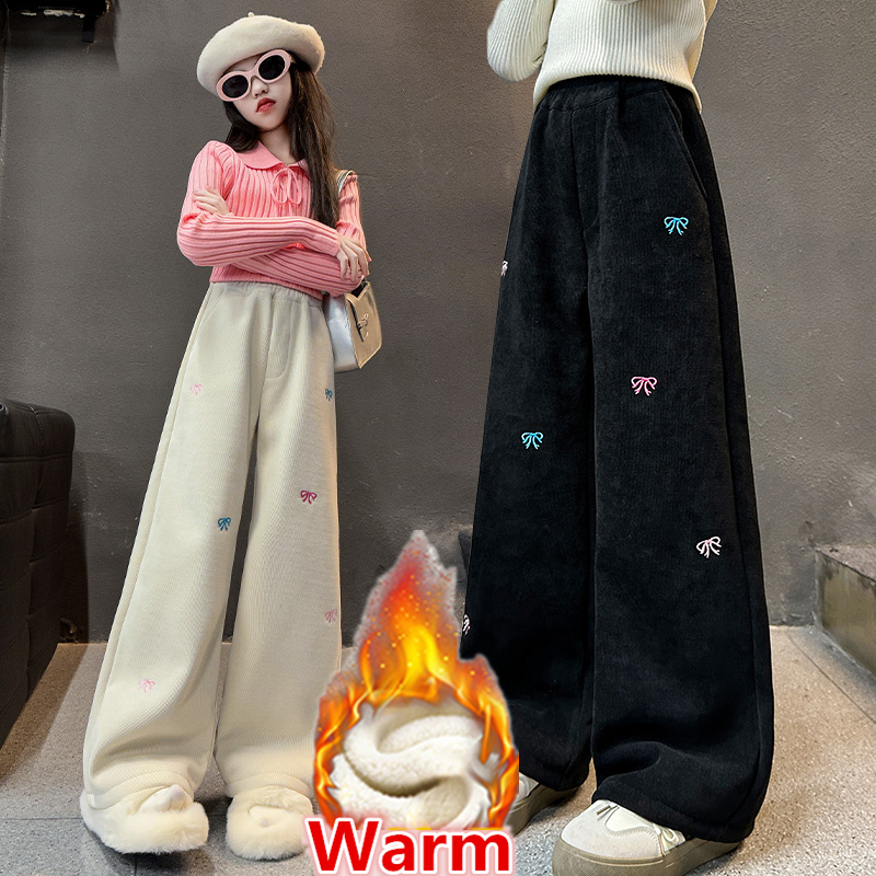 Corduroy Pant Warm - New Winter Children Warm Fleece Pants
