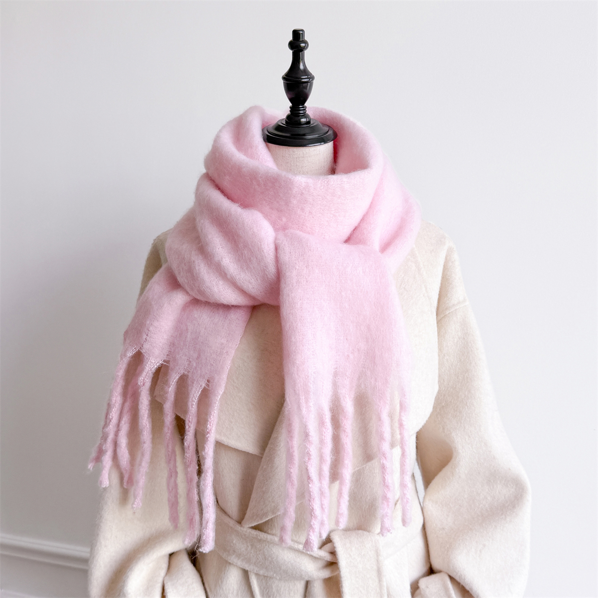 20*200cm Solid Color Thick War - đánh giá và giá Cashmere Pashmina Wrap