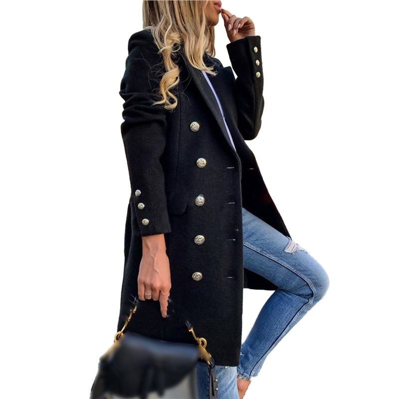 A24F-Women Fall Winter Wool Co - đánh giá và giá Wool Coat Peacoat