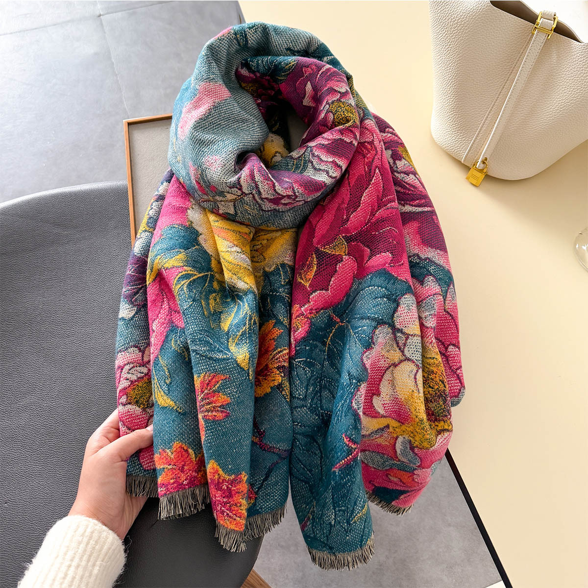 Warm Cashmere Scarf Women Shaw - đánh giá và giá Cashmere Pashmina Wrap