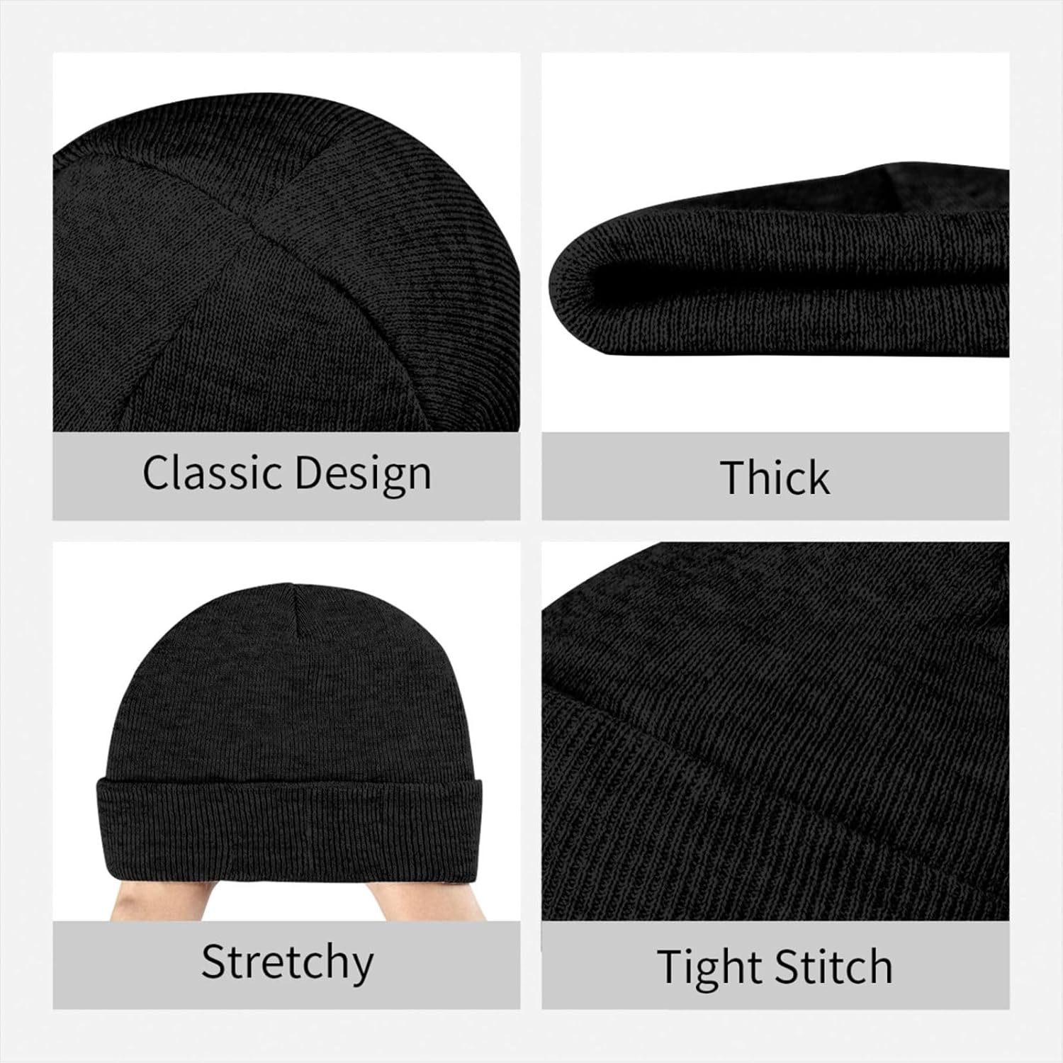 Beanie for Men, Stretchable Kn - đánh giá và giá Knit Beanie Hat Warm