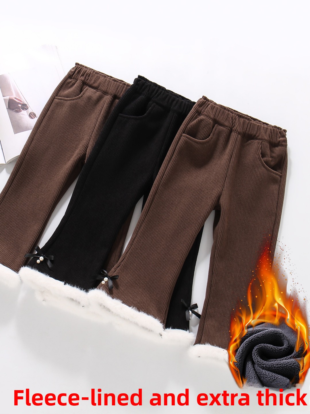 Thiened Fce Children's Bell Bo - đánh giá và giá Corduroy Pant Warm