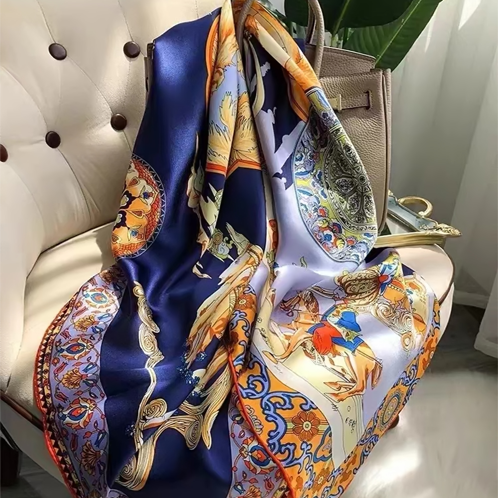 BYSIFA|Blue Luxury Femmes 100% - đánh giá và giá Shawl Wrap Winter
