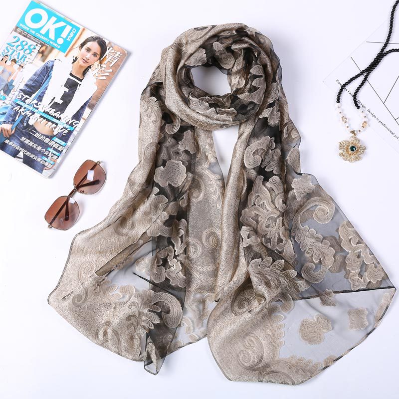 Hot Selling 180*70 Organza Sil - đánh giá và giá Shawl Wrap Winter