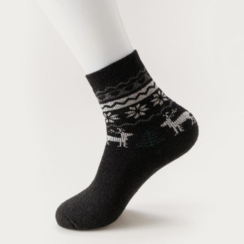 5 Pairs Men's Faux Wool Socks  - đánh giá và giá Thermal Sock Wool