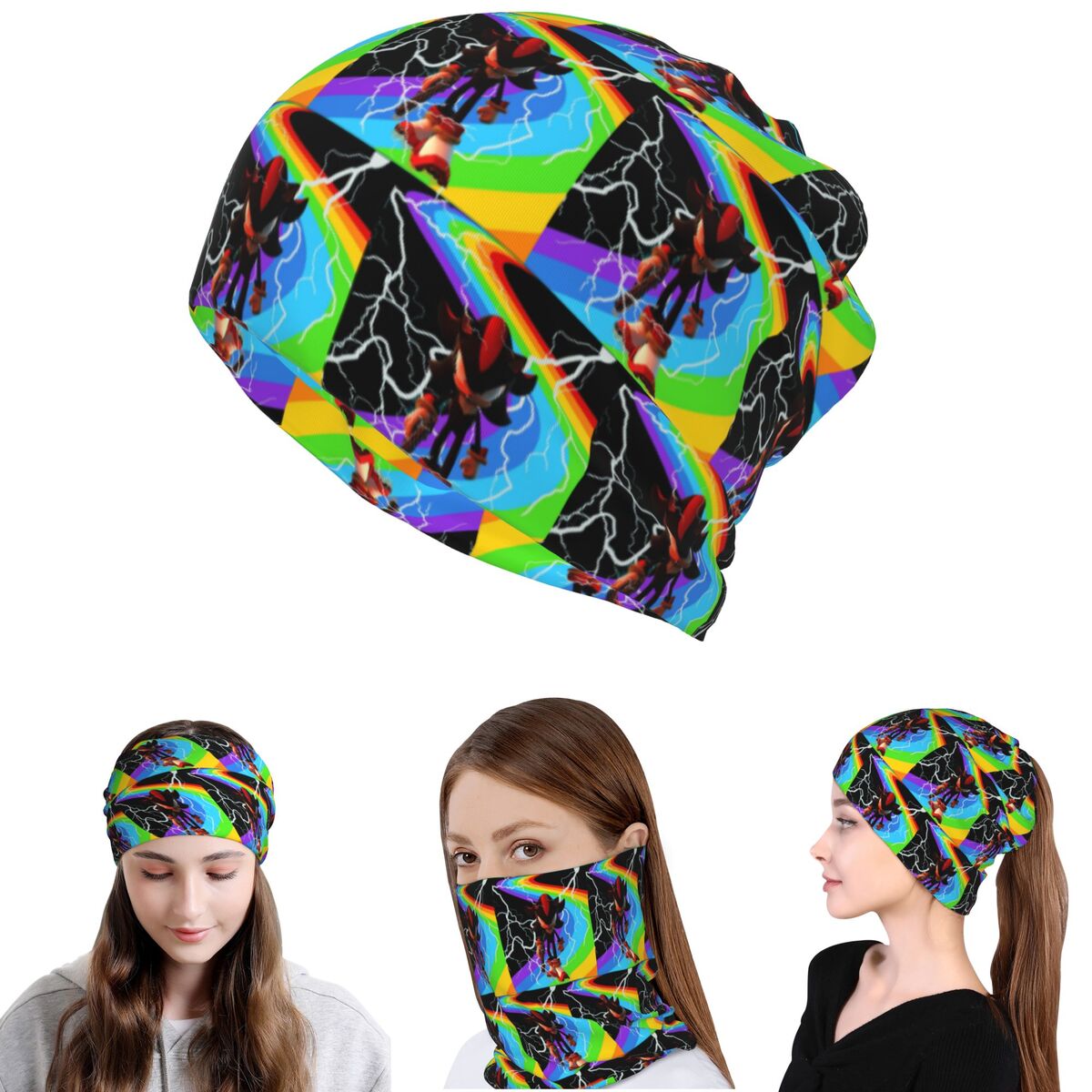 Shadow The Hedgehog Bandana Ne - đánh giá và giá Knit Beanie Hat Warm