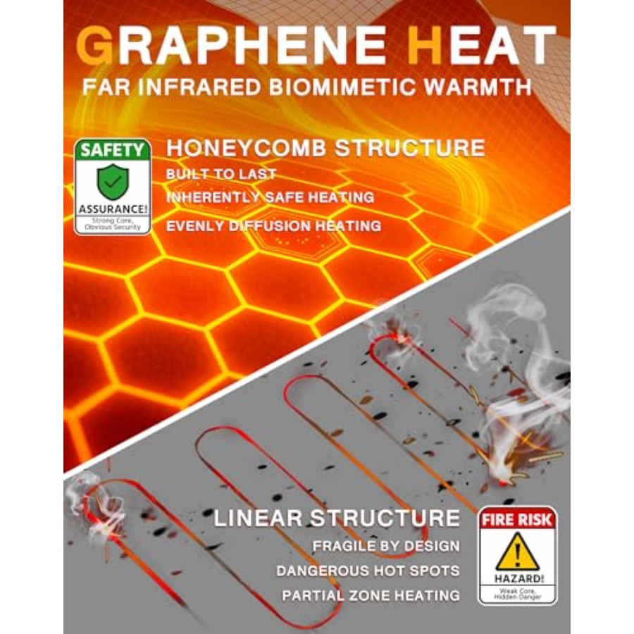 Wulcea Graphene Heated Vest Fo - đánh giá và giá Heated Vest Battery