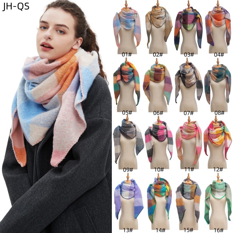Women's Plaid Scarf Shawl  Sho - đánh giá và giá Shawl Wrap Winter