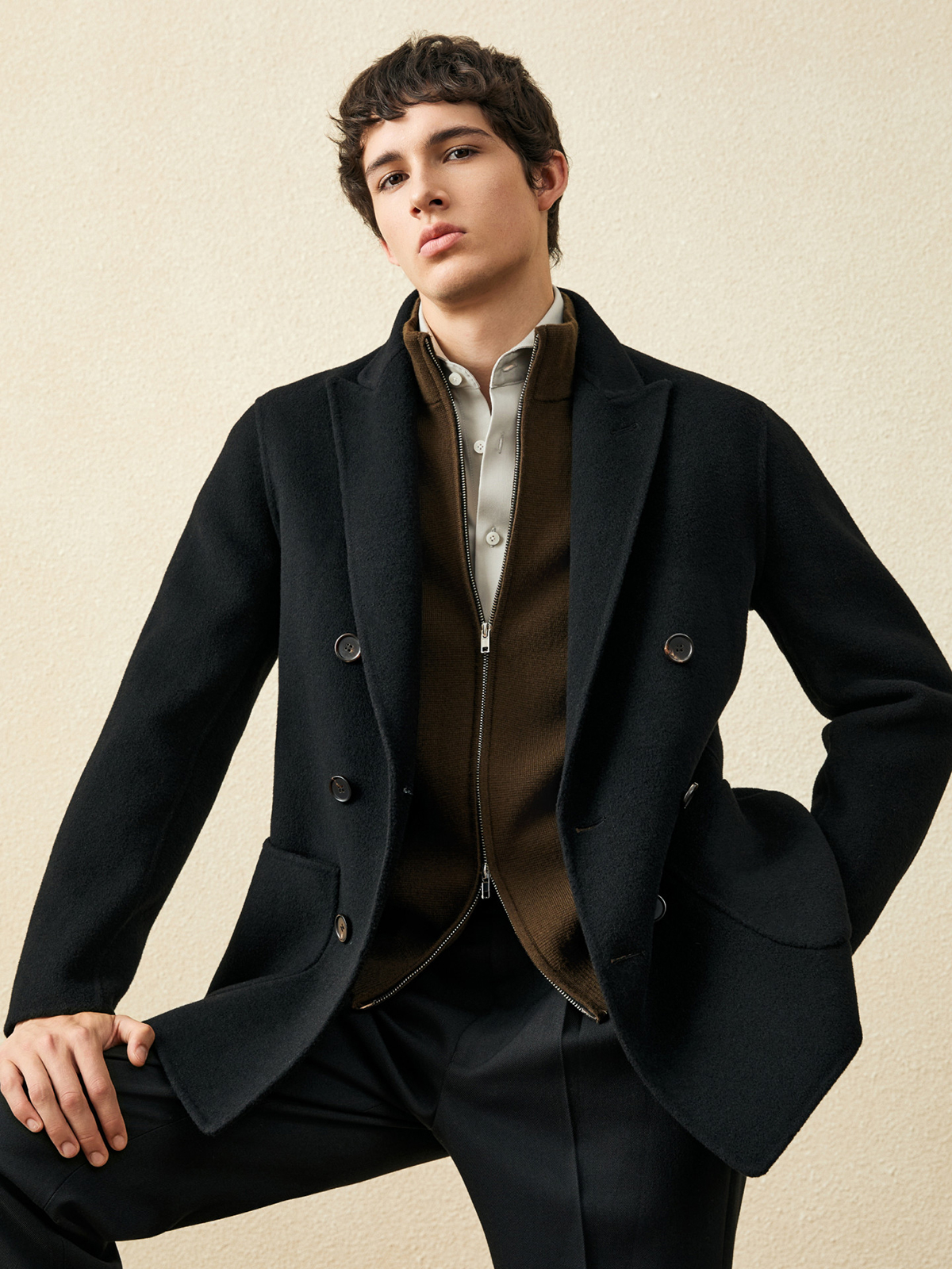 Men‘s 100% Wool Short Coat | B - đánh giá và giá Wool Coat Peacoat