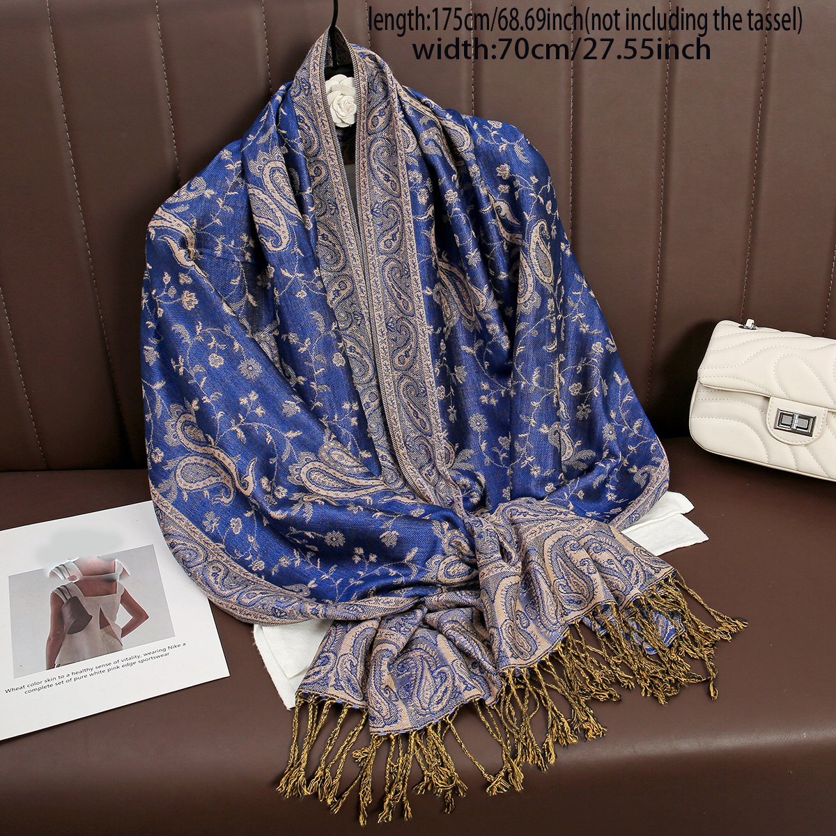 Luxury Brand Autumn Cashmere P - đánh giá và giá Cashmere Pashmina Wrap