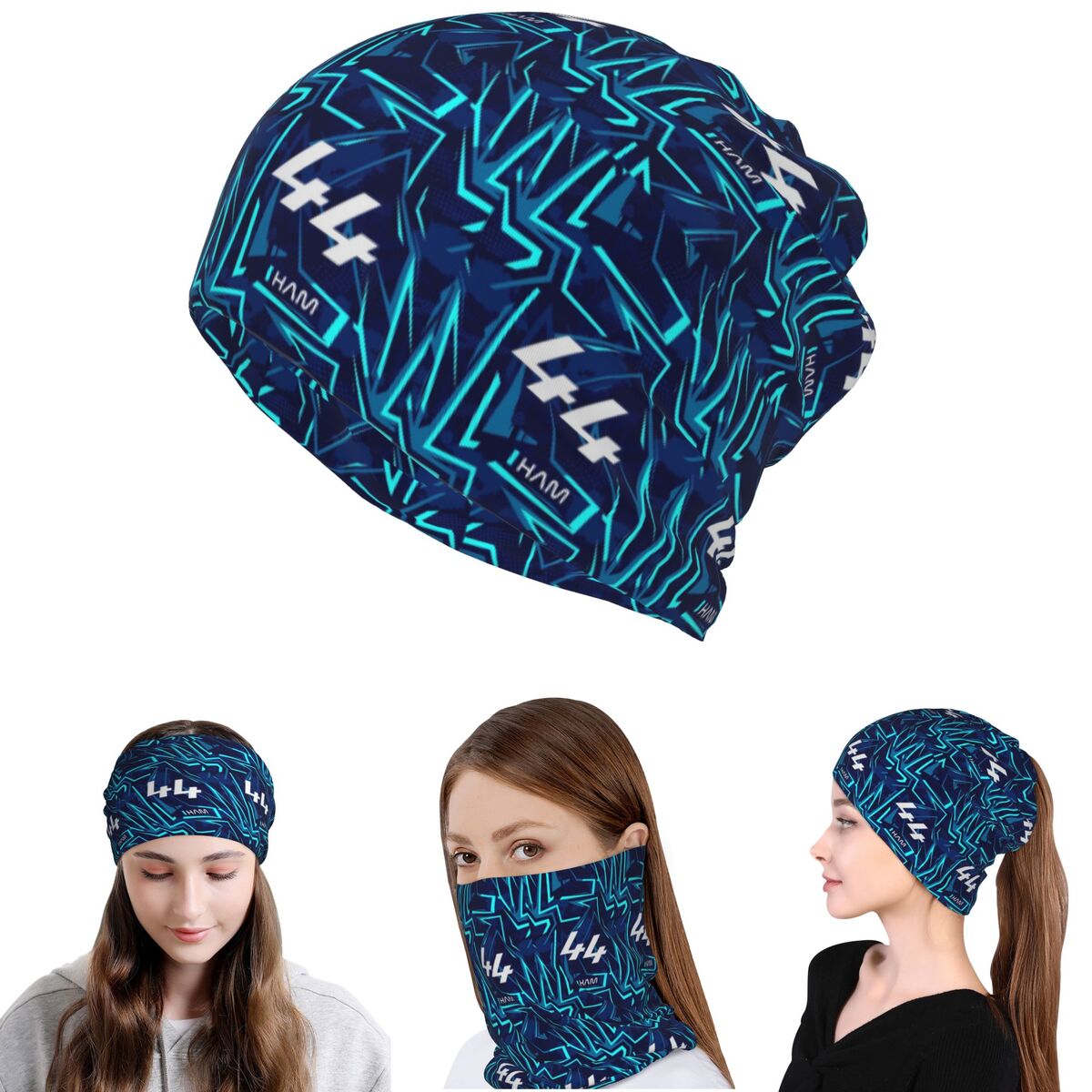 Lewis Hamilton 44 - F1 2024 Ba - đánh giá và giá Knit Beanie Hat Warm