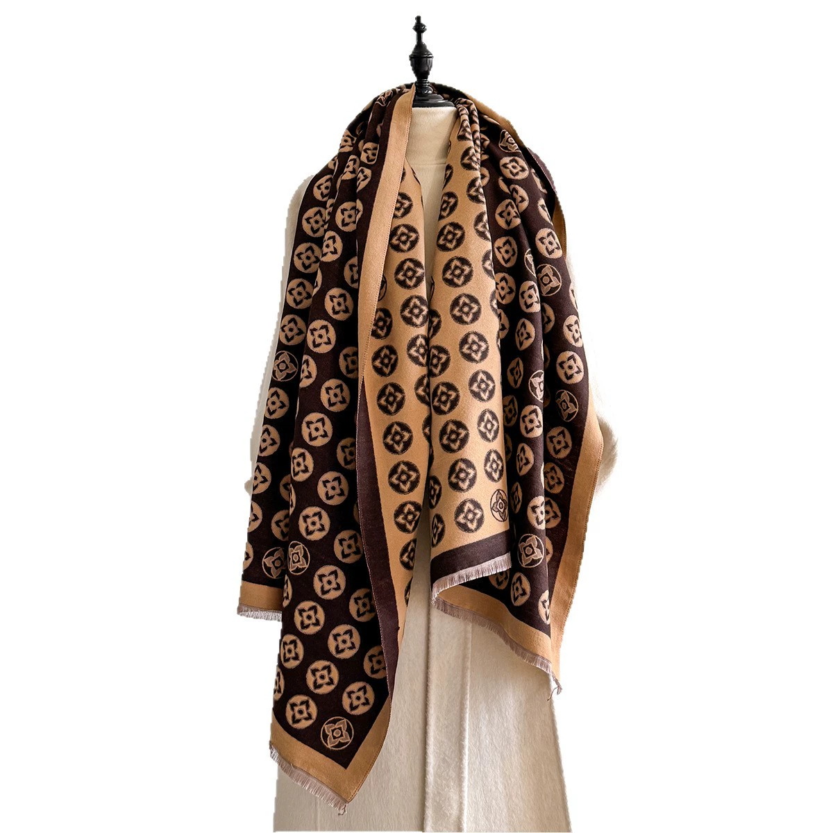 Fashion Winter Warm Smile Face - đánh giá và giá Cashmere Pashmina Wrap