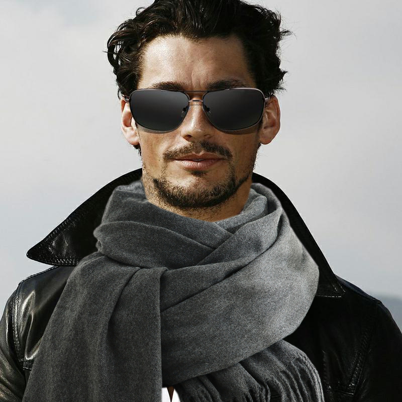 Fashion Scarf Man Winter Warm  - đánh giá và giá Wool Scarf Men