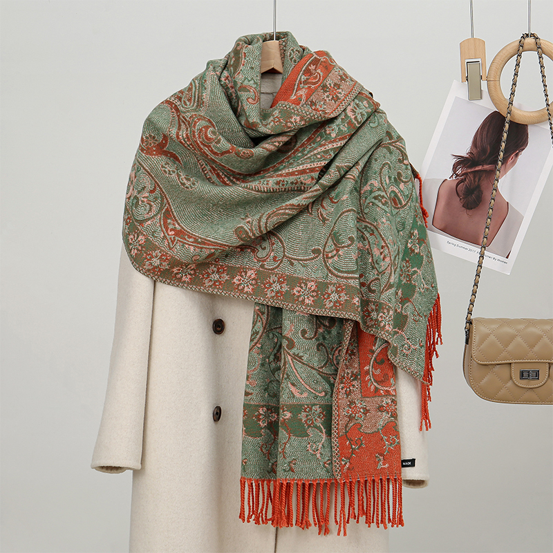 2024 Fashion Ethnic Style Wome - đánh giá và giá Cashmere Pashmina Wrap