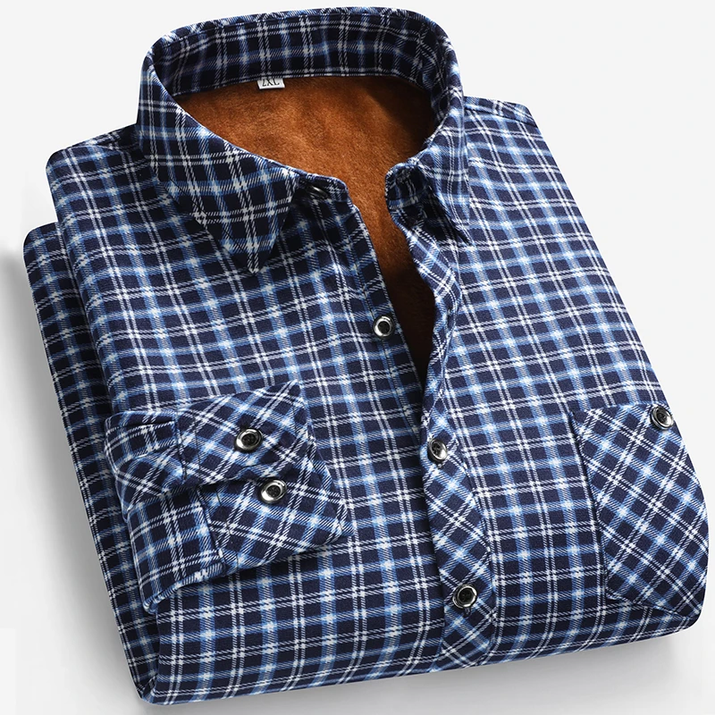 2025 Autumn and Winter Men's F - đánh giá và giá Flannel Shirt Lined