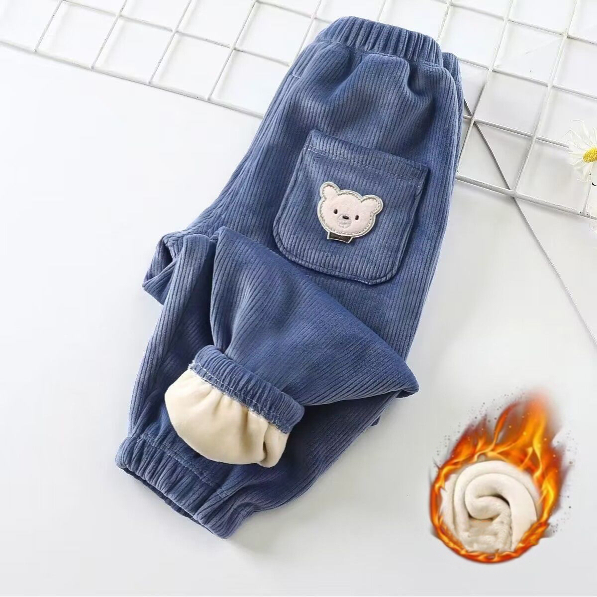 1pcs Boy Girl Winter Velvet Co - đánh giá và giá Corduroy Pant Warm