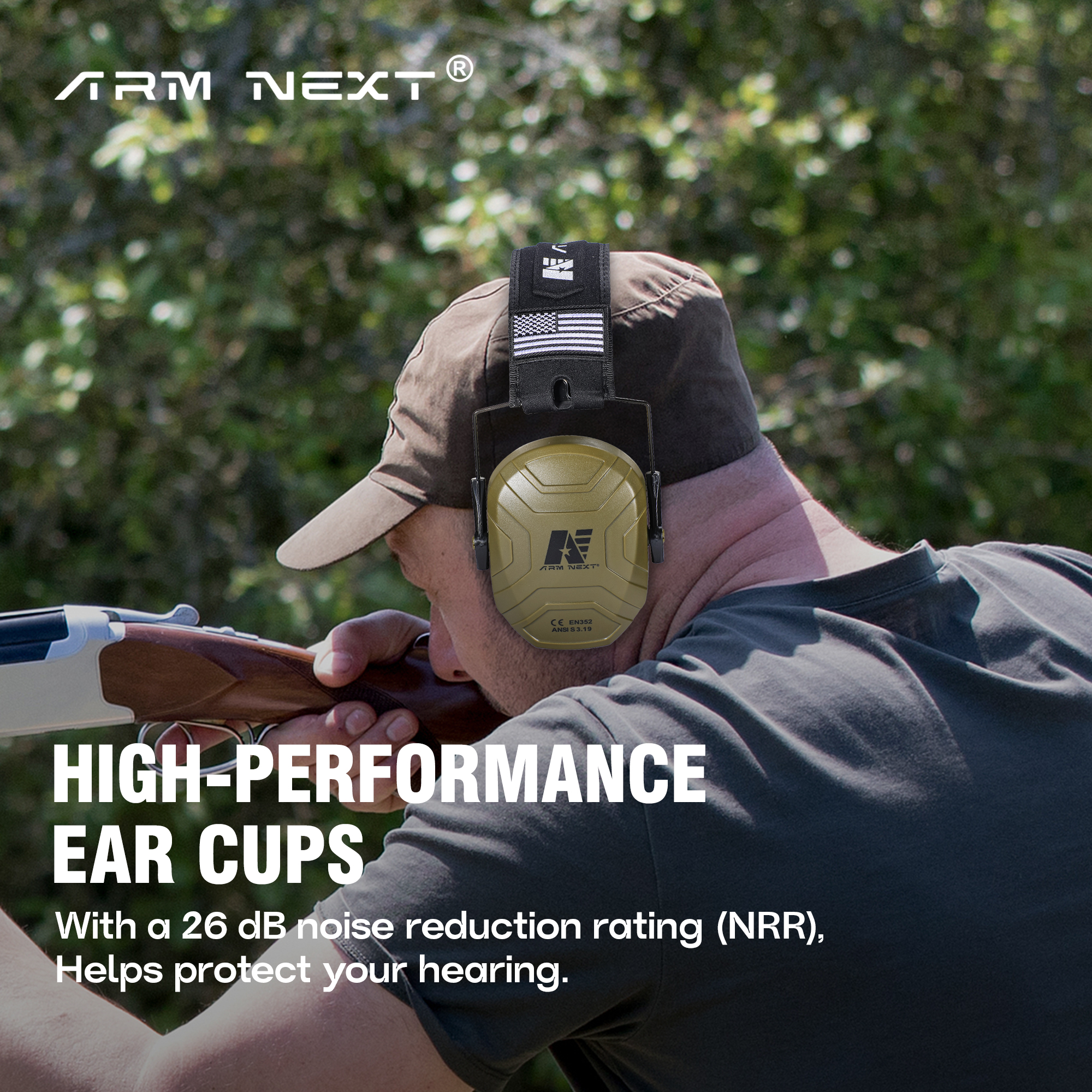 Foldable 26dB Professional Noi - đánh giá và giá Earmuffs Foldable