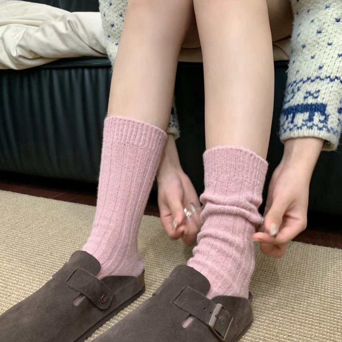 New Winter Cashmere Wool Women - đánh giá và giá Thermal Sock Wool