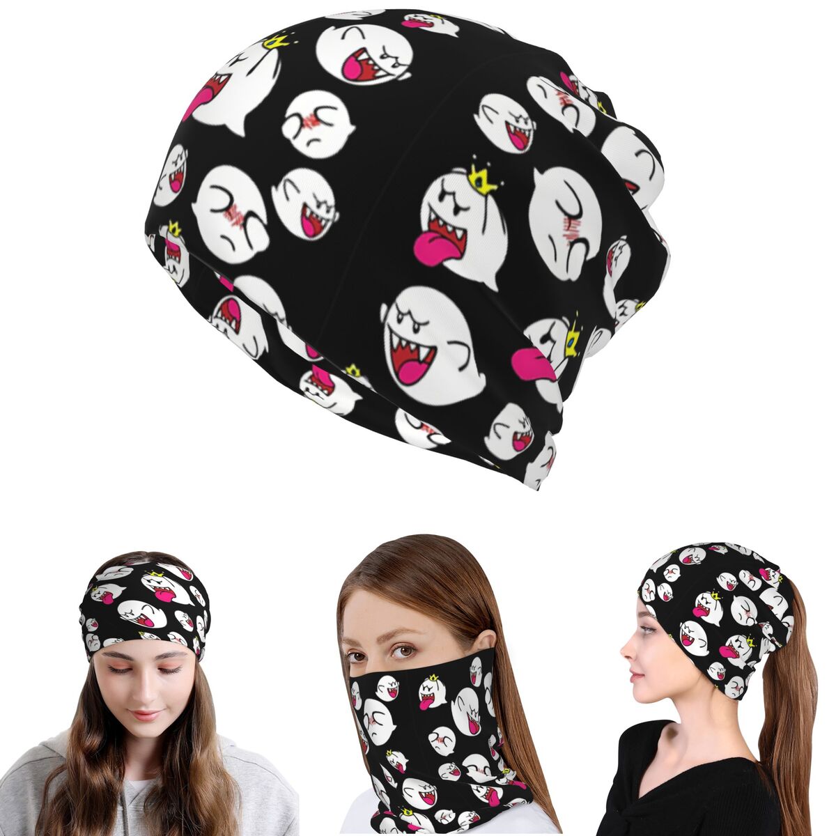 King Boo Bandana Neck Gaiter M - đánh giá và giá Knit Beanie Hat Warm