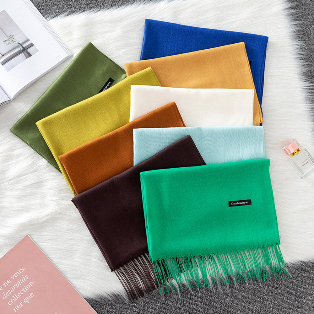 Fashion Solid Scarf Women Cash - đánh giá và giá Shawl Wrap Winter