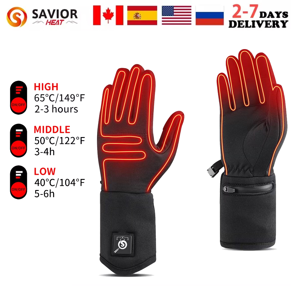 Savior Heated Waterproof Windp - đánh giá và giá Touch Screen Gloves