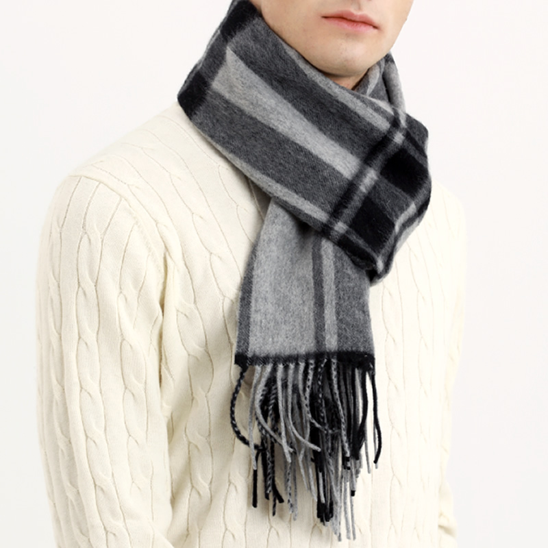 Pashmina Scarf Men Winter Stri - đánh giá và giá Wool Scarf Men